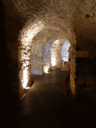 Hallway in the catacombs of the Roman Odeum