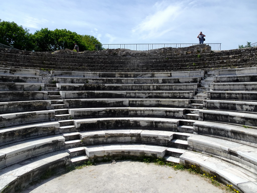 The Roman Odeum, viewed from the north side