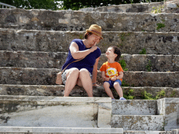 Miaomiao and Max at the Roman Odeum