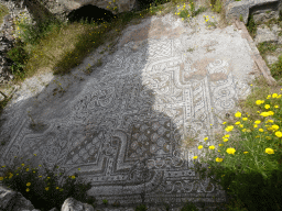 Mosaic at the Ancient Gymnasium at the West Archaeological Site