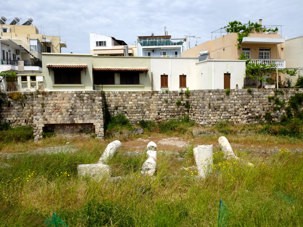 Rocks at the Xystos Gymnasium at the West Archaeological Site