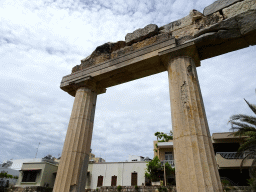 Columns at the Xystos Gymnasium at the West Archaeological Site