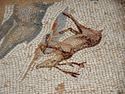 Deer mosaic at the north end of the West Archaeological Site
