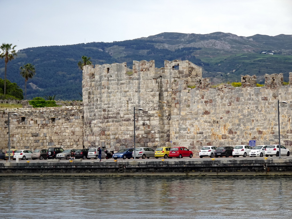 Neratzia Castle, viewed from the east end of Kos Port