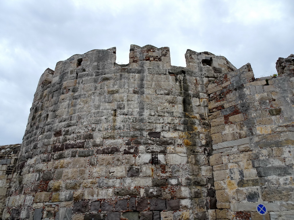 East wall of the Neratzia Castle