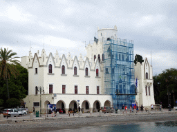 The Kos Police Station at the Akti Miaouli street, viewed from a pier at the northeast side of Kos Town