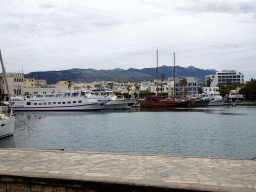 Boats at the south side of the Limenas Ko harbour