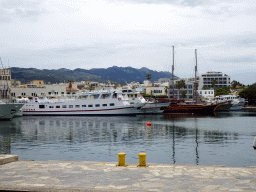 Boats at the south side of the Limenas Ko harbour