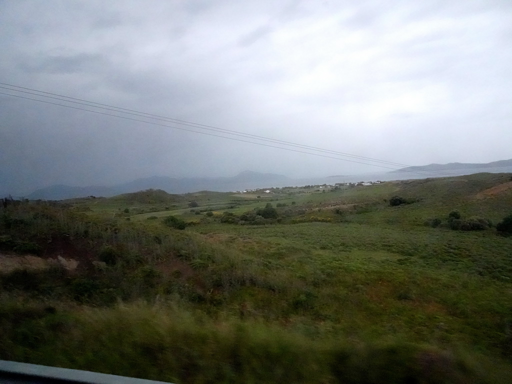 Grasslands northwest of the town of Pili, viewed from the bus from the Blue Lagoon Resort to Kos International Airport Hippocrates