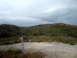 Hills northeast of the town of Irakleides, viewed from the bus from the Blue Lagoon Resort to Kos International Airport Hippocrates