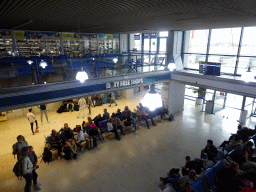 Interior of the Departures Hall of Kos International Airport Hippocrates
