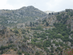 The Church of Our Lady of Remedy and the Walls and the Fortress of St. John, viewed from the bridge over the Scurda river