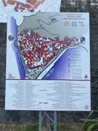 Map of the Old Town of Kotor