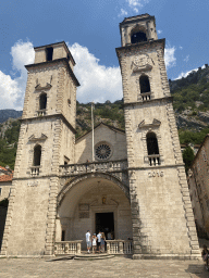 Front of St. Tripun`s Cathedral at the St. Tripun`s Square