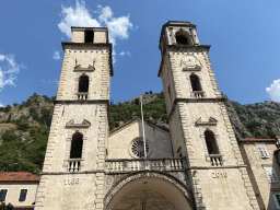 Facade of St. Tripun`s Cathedral at the St. Tripun`s Square