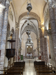 Nave, apse and altar of St. Tripun`s Cathedral