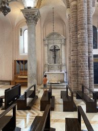 Max at a side chapel of St. Tripun`s Cathedral