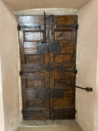 Door at the museum at the upper floor of St. Tripun`s Cathedral