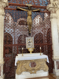 Altar at the museum at the upper floor of St. Tripun`s Cathedral