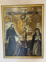 Painting at the museum at the upper floor of St. Tripun`s Cathedral