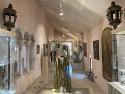 Interior of the museum at the upper floor of St. Tripun`s Cathedral