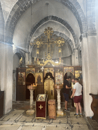 Nave, apse and altar of St. Luka`s Church