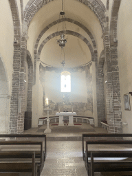 Nave, apse and altar of the St. Mary of the River Church