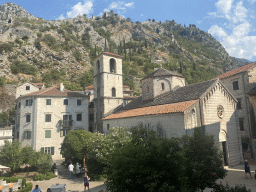 The Cat Park with the St. Mary of the River Church, the Church of Our Lady of Remedy and the Walls and the Fortress of St. John, viewed from the staircase to the Open Stage