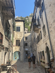 Alley on the east side of the Old Town of Kotor