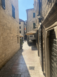 Alley on the east side of the Old Town of Kotor