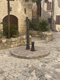 Water pump at the square in front of the Church of St. Petar Cetinjski