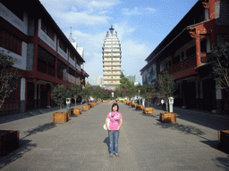 Miaomiao at Dongsi Tower and Old Kunming