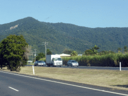 Hills, viewed from the taxi to the Smithfield Skyrail Terminal of the Skyrail Rainforest Cableway