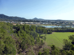 The town of Smithfield, viewed from the Skyrail Rainforest Cableway gondola