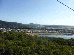 The town of Smithfield, viewed from the Skyrail Rainforest Cableway gondola