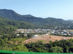 The town of Smithfield, viewed from the Skyrail Rainforest Cableway gondola