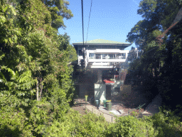 Red Peak Skyrail Station, viewed from the Skyrail Rainforest Cableway gondola