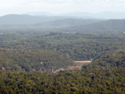 Tropical rainforest and the Barron Falls, viewed from the viewpoint at Red Peak Skyrail Station