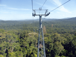 Tropical rainforest northwest of Red Peak Skyrail Station, viewed from the Skyrail Rainforest Cableway gondola