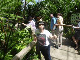 Miaomiao at the Australian Butterfly Sanctuary