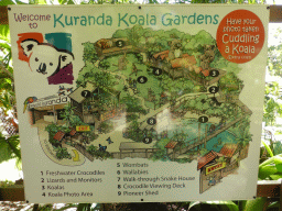 Map of the Kuranda Koala Gardens