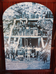 Information on Railway Construction at the Pioneer Shed at the Kuranda Koala Gardens