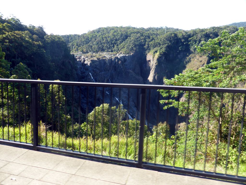 The Barron Falls, viewed from the viewing point at the Barron Falls Railway Station