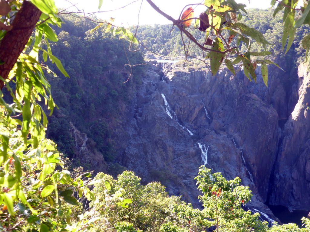 The Barron Falls, viewed from the viewing point at the Barron Falls Railway Station