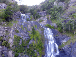 The Stoney Creek Falls, viewed from the Kuranda Scenic Railway train at the Stoney Creek Falls Bridge