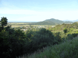 The town of Freshwater and Mount Whitfield, viewed from the Kuranda Scenic Railway train near the North Peak