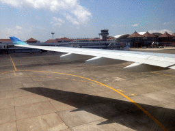 Ngurah Rai International Airport, viewed from the airplane from Melbourne