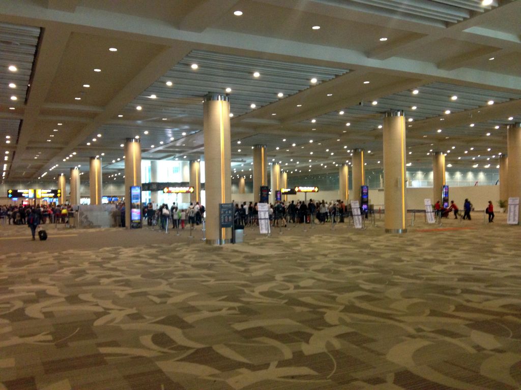 Arrivals hall of the Ngurah Rai International Airport