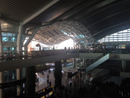 Main hall of the Ngurah Rai International Airport, viewed from the top floor