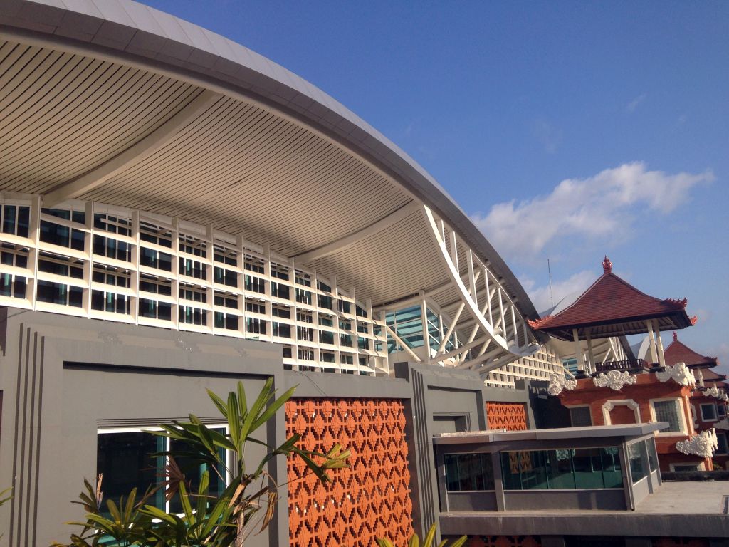 West side of the Ngurah Rai International Airport, viewed from the roof